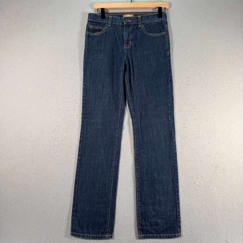 Old Navy Skinny Jeans Womens 14R Blue Dark Wash Denim Classic Stretch Mid Rise